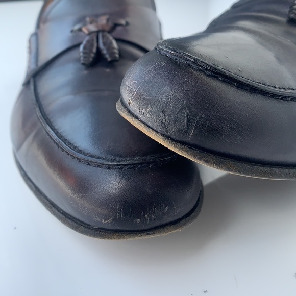 Black Leather Loafers/dress shoes by Gucci - Picture 15 of 16